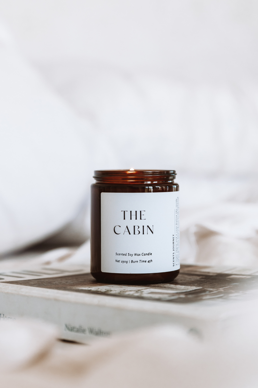 The Cabin Candle | Teakwood + White Patchouli + Musk + Neroli