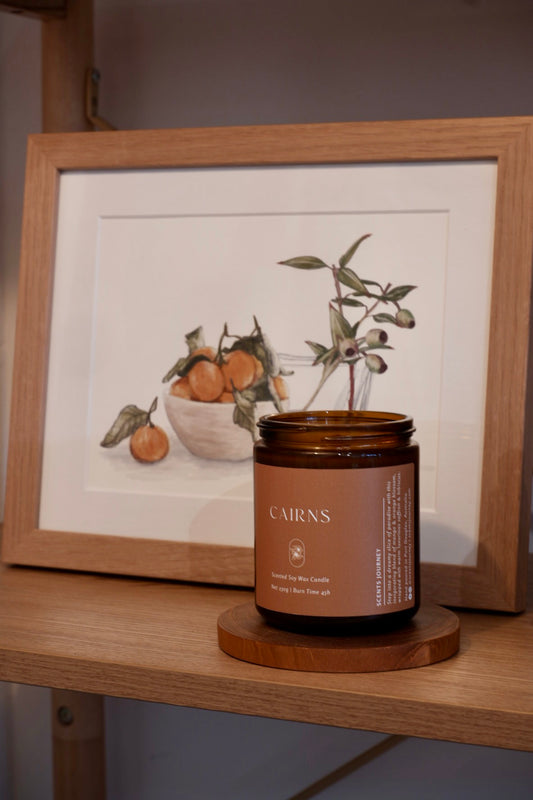 Cairns Candle | Mango + Orange Blossom + Saffron + Hibiscus