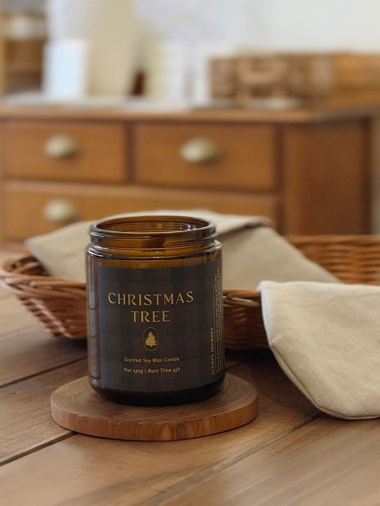 Christmas Tree Candle | Cedarwood + Cypress + Spruce