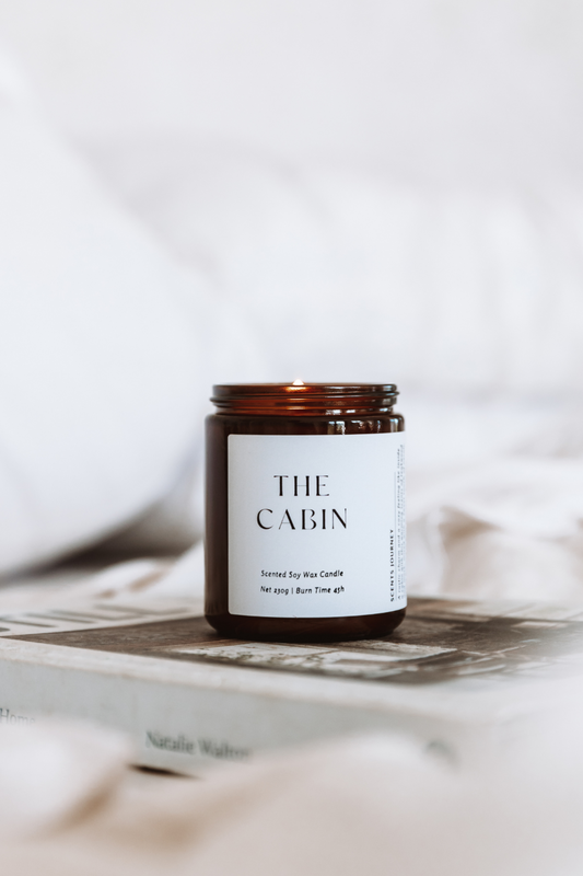 The Cabin Candle | Teakwood + Patchouli + Musk + Neroli