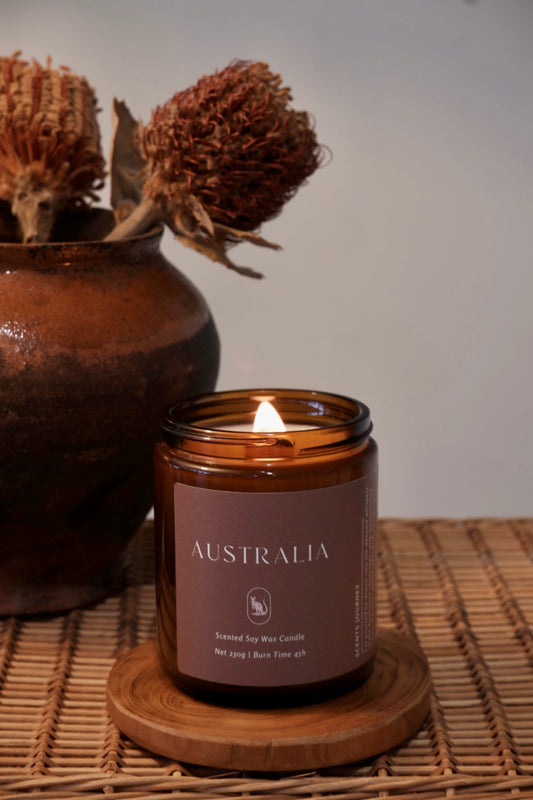 Australia Candle | Golden Wattle + Vetiver + Peppercorn