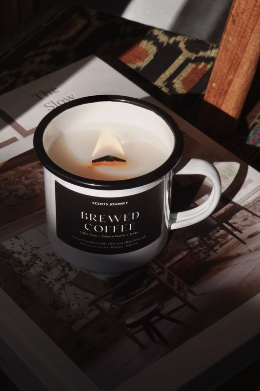 Brewed Coffee Candle | Coffee Bean + Tobacco Vanilla + Tonka