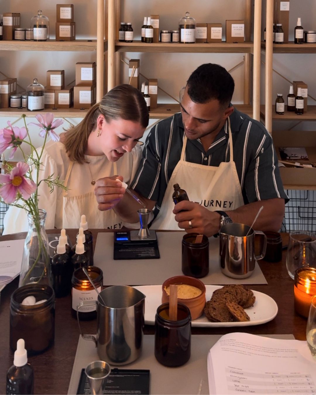 Candle Making Workshops — Sip & Pour (Bubbles & Fruit Platter Included) | Private Bookings Only — 90 minutes