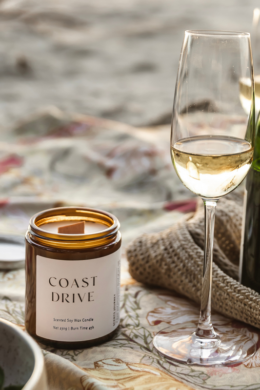 Coast Drive Candle | Sea Salt + Sandalwood + Eucalyptus Mint