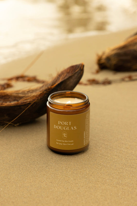 Port Douglas Candle | Jasmine + Oakwood + Lemon Verbena