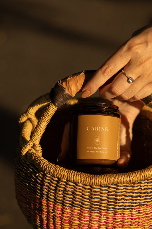 Cairns Candle | Mango + Orange Blossom + Saffron + Hibiscus