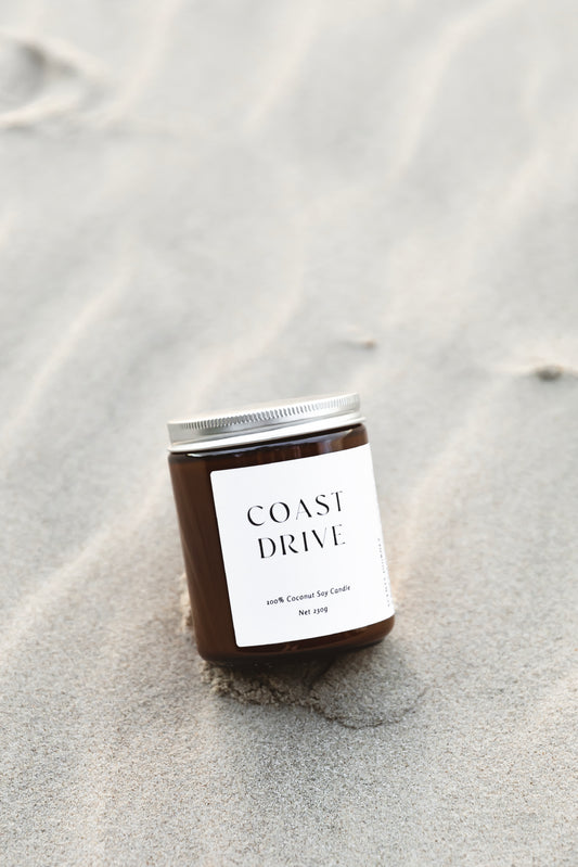 Coast Drive Candle | Sea Salt + Sandalwood + Eucalyptus Mint