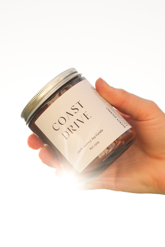 Coast Drive Candle | Sea Salt + Sandalwood + Eucalyptus Mint